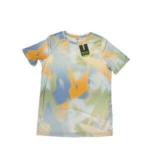 DSG Boys XL Printed Movement Tee University Gold Freestyle Shirt Moisture